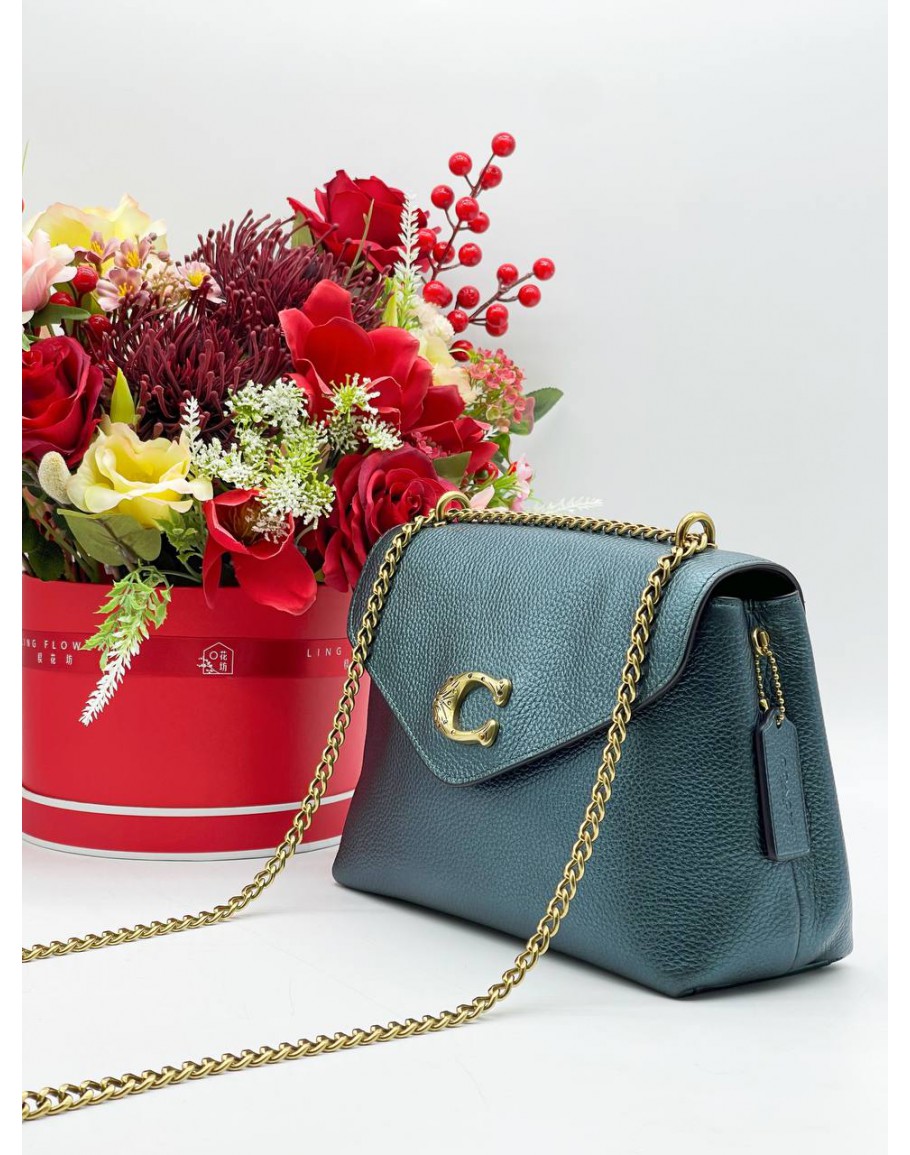 Coach hot sale metallic crossbody